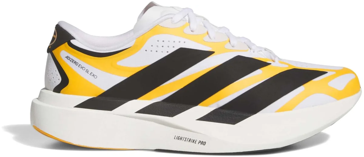 adidas adizero Evo SL Grambling in Ftwr White / Team Colleg Gold / Core Black