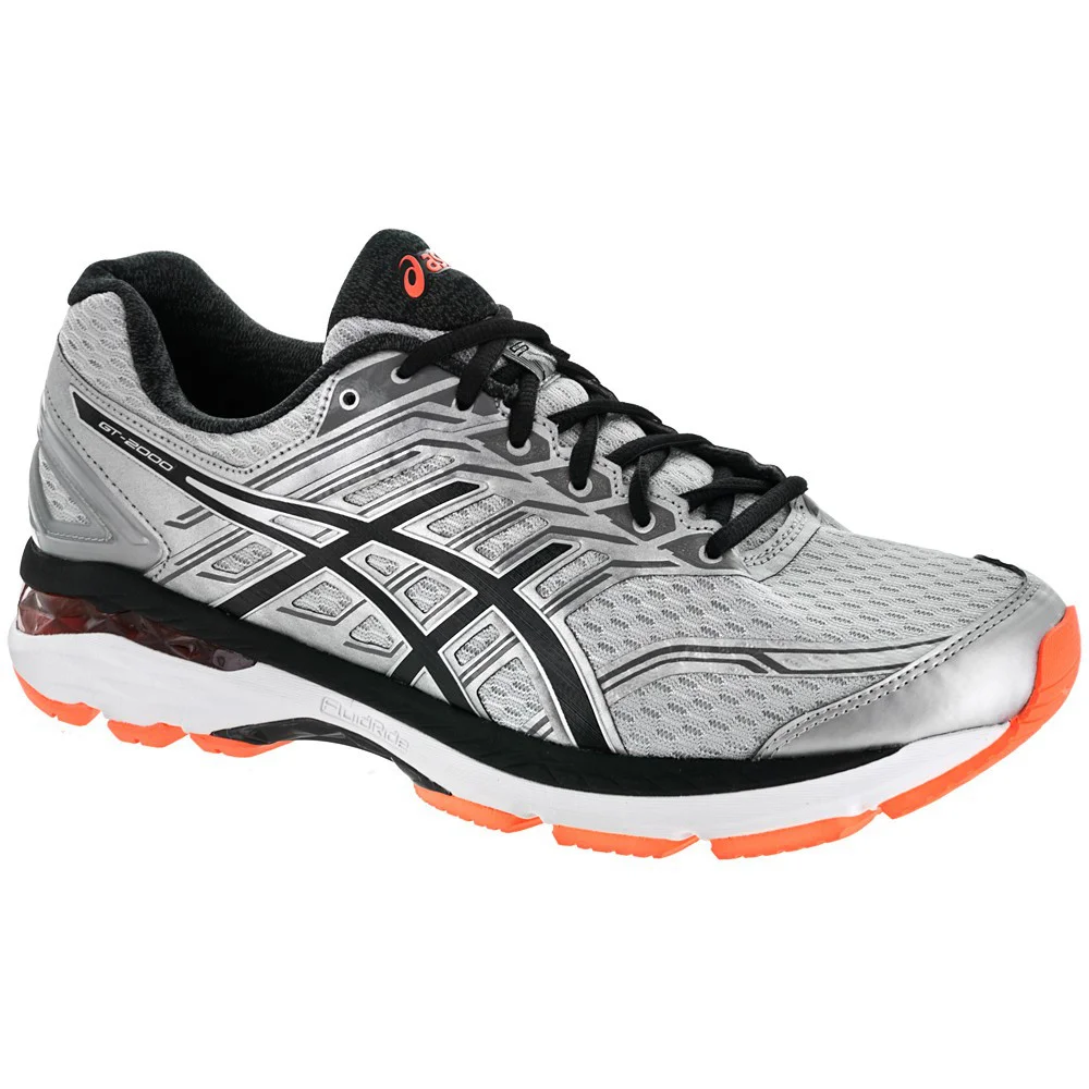 ASICS GT-2000 5 in Silver / Black / Hot