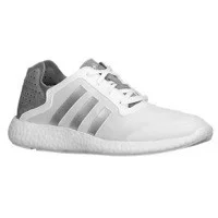 adidas Pure Boost in White / Silver / Light