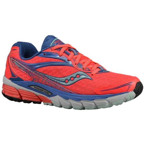 Saucony Ride 8 in Coral / Blue / Sea