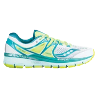 Saucony Triumph ISO 3 in White / Teal / Citron
