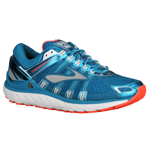 Brooks Transcend 2 in Caribbeanpoppywhite