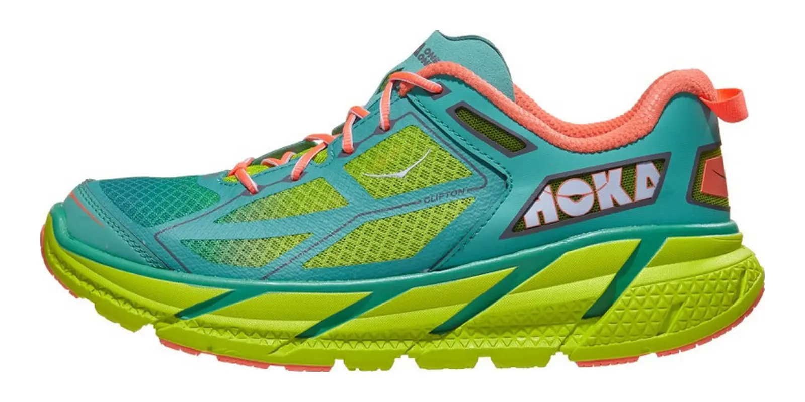 HOKA Clifton 1 in Acidaquacoral