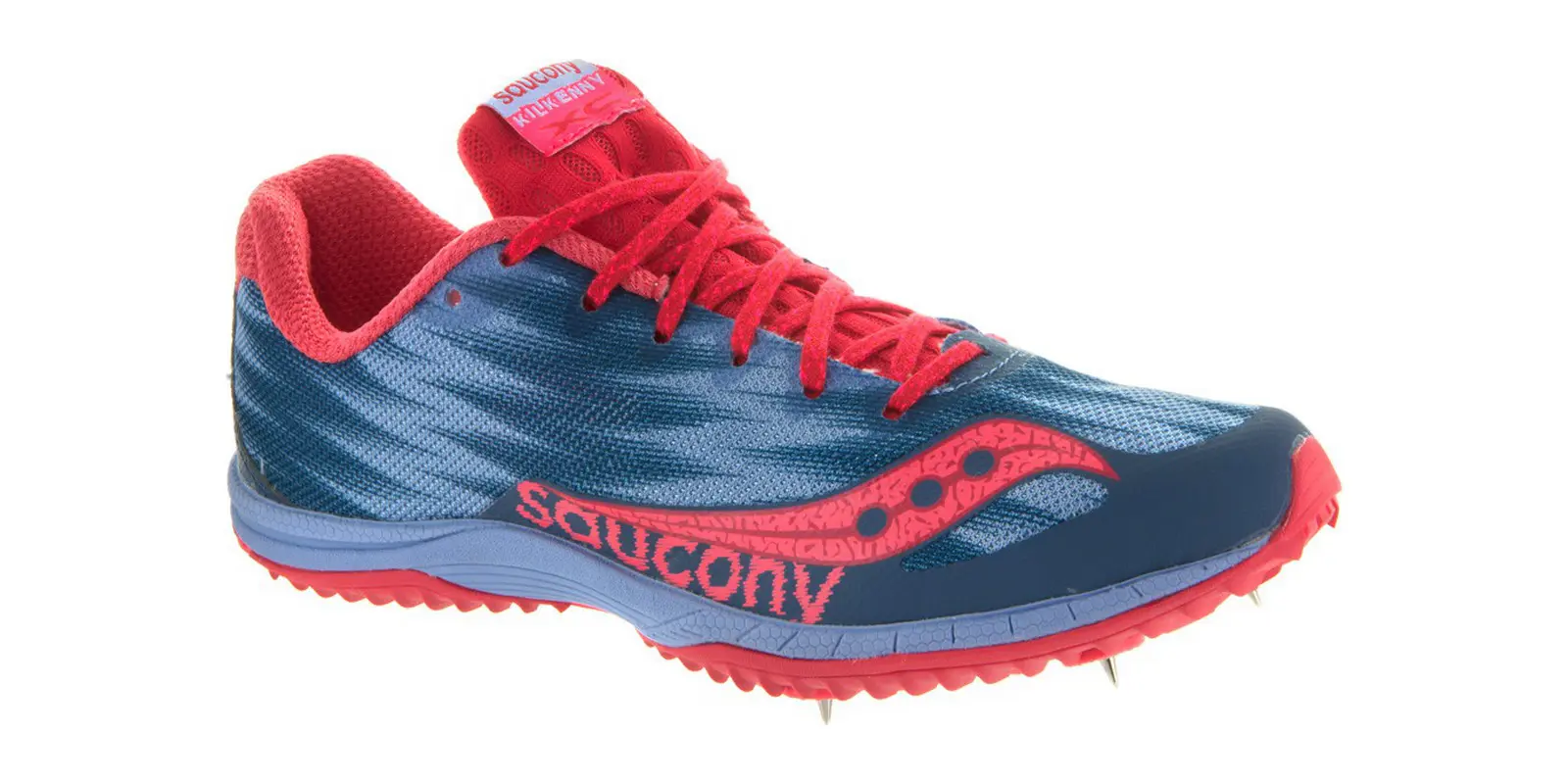 Saucony Kilkenny XC5 in Lavender / Red