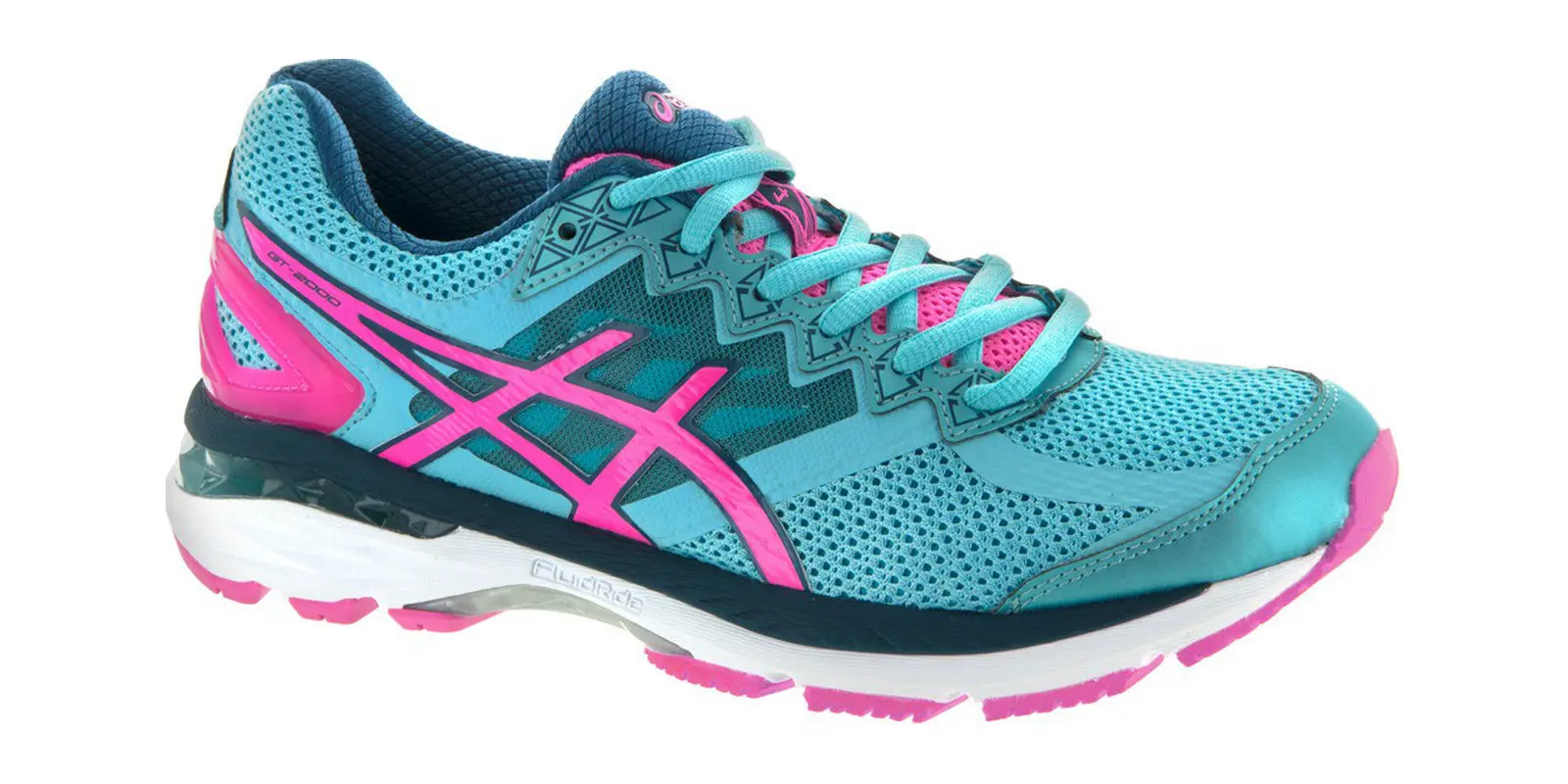 ASICS GT-2000 4 in Turquoise / Hot