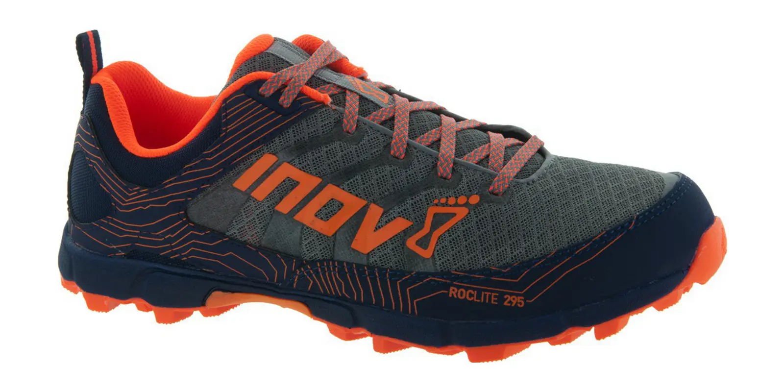 Inov-8 Roclite 295 in Grey / Orange / Blue