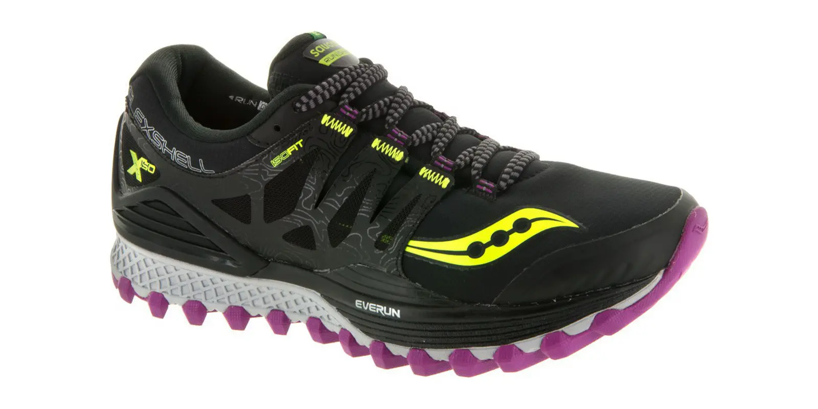 Saucony Xodus ISO Run in Blackcitronberry