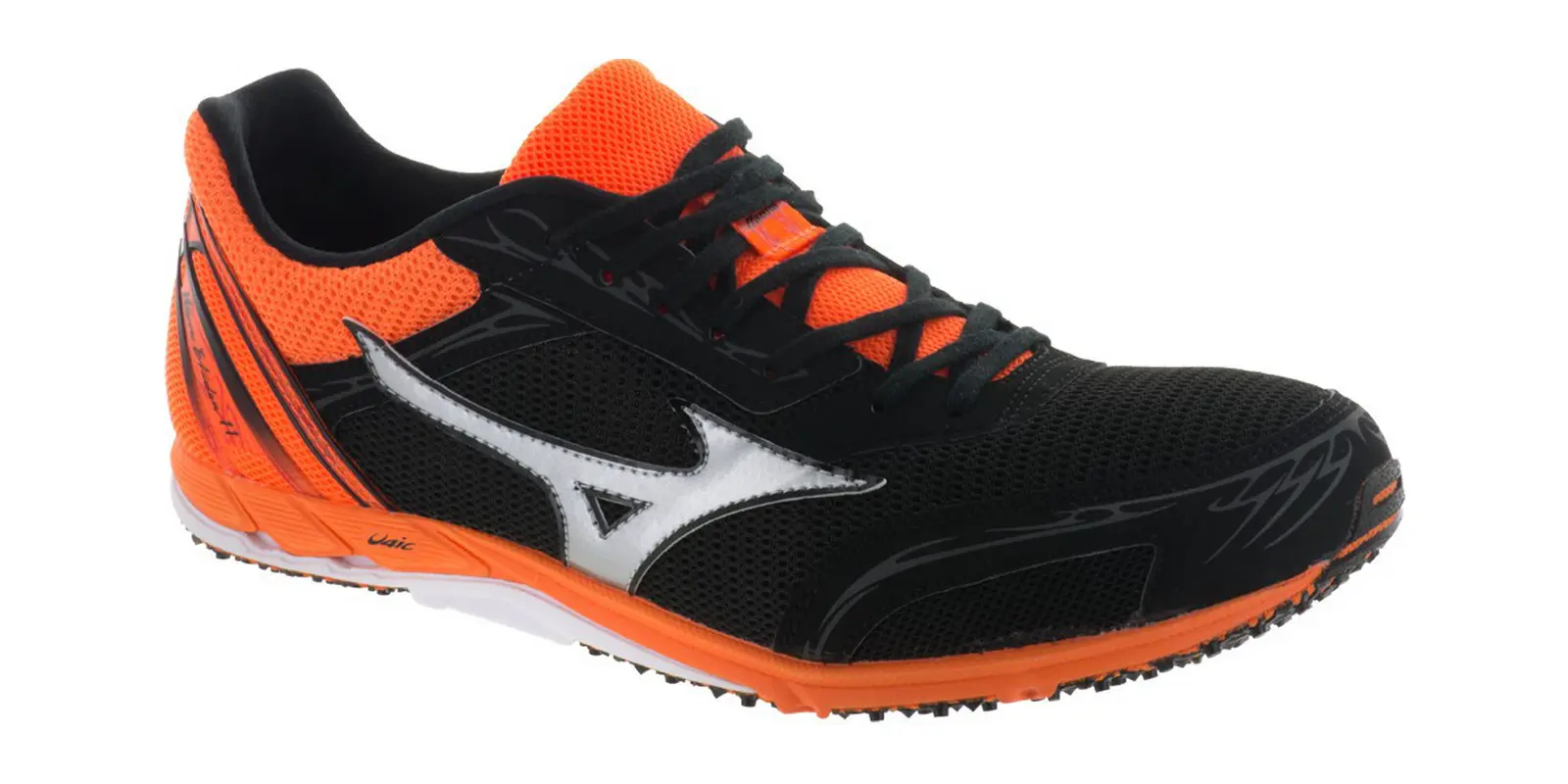 Mizuno Wave Ekiden 11 in Blackclownfishsilver