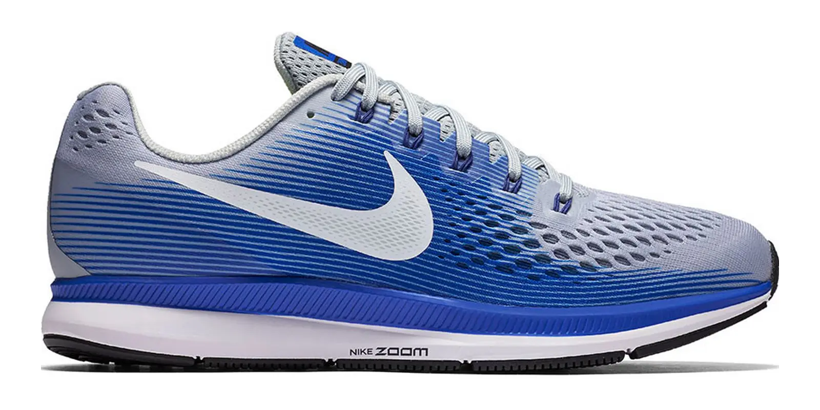 Nike Air Zoom Pegasus 34 in Grey / Blue