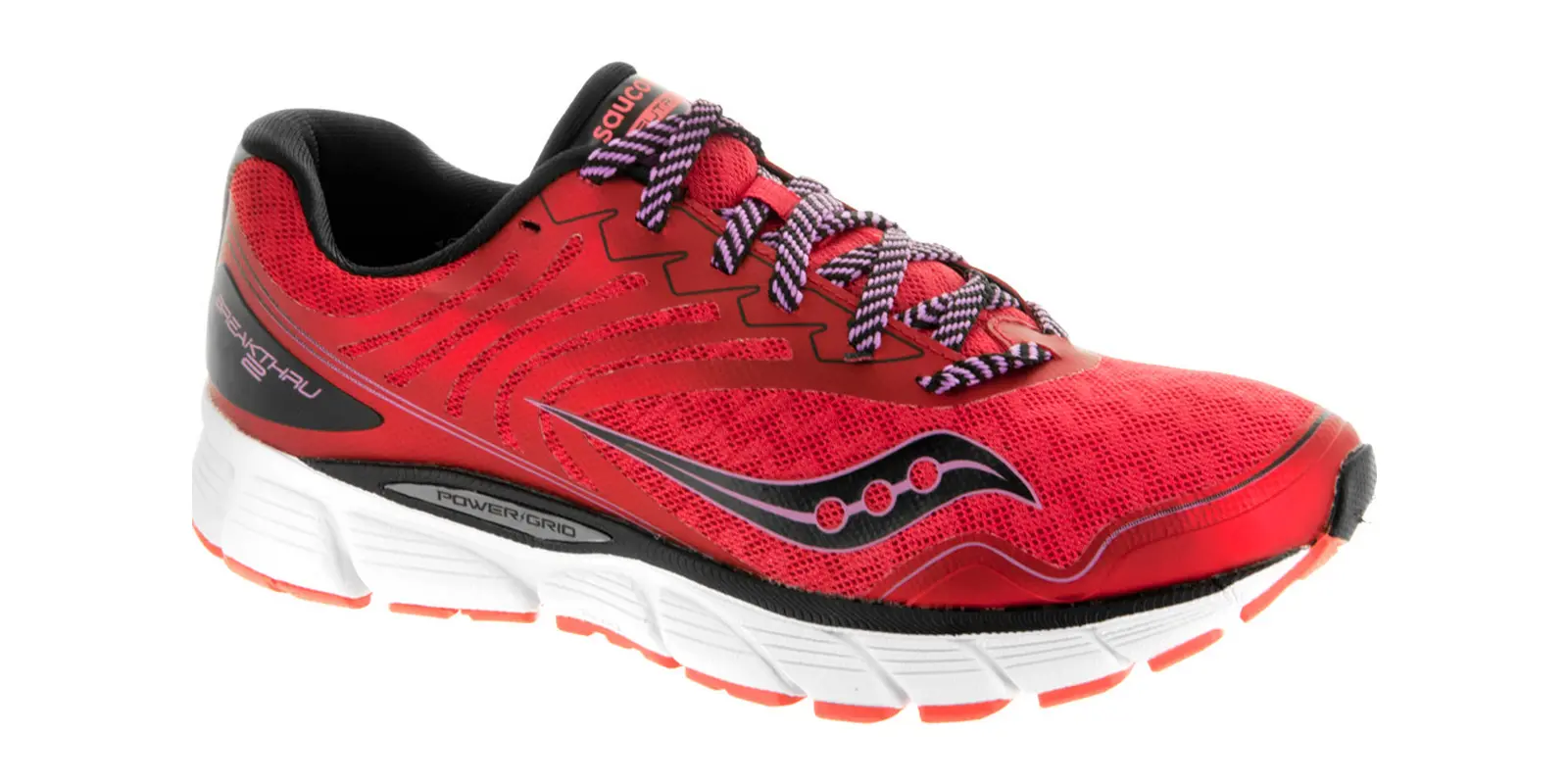 Saucony Breakthru 2 in Purple / Black / Pink