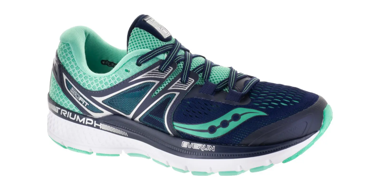 Saucony Triumph ISO 3 in Navy / Mint