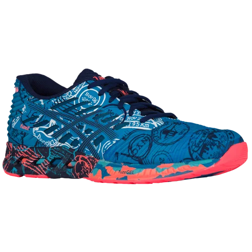 ASICS FuzeX in Blue / Navy / Coral