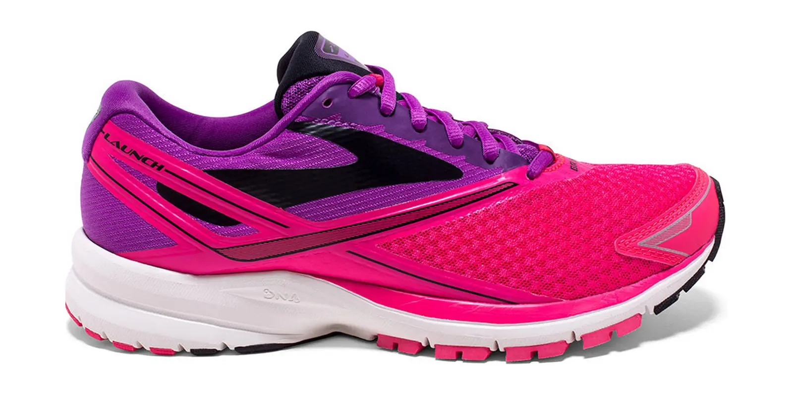Brooks Launch 4 in Pink / Purple