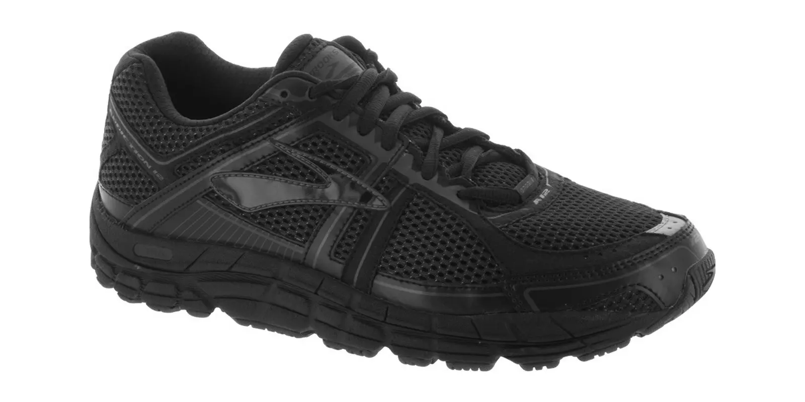 Brooks Addiction 12 in Black / Anthracite