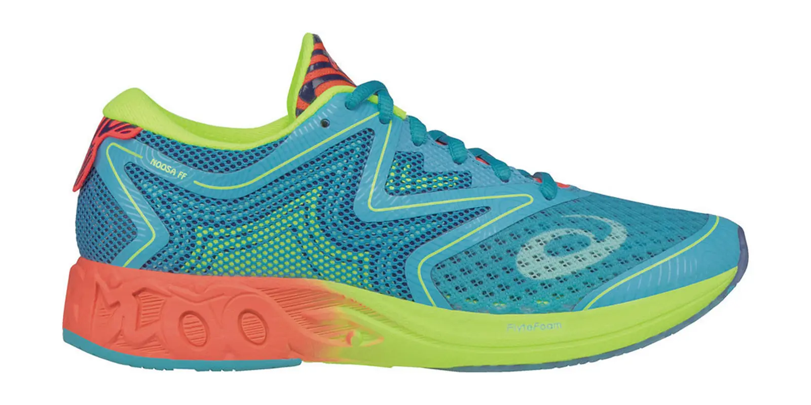 ASICS Noosa FF in Green / Pink