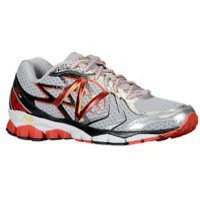 New Balance 1080 v4 in Silver / Red