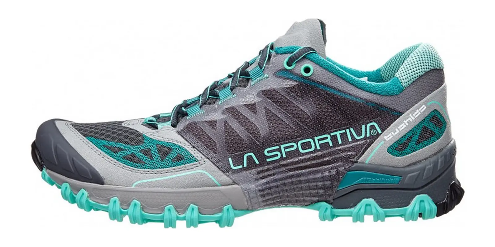 La Sportiva Bushido in Grey / Mint