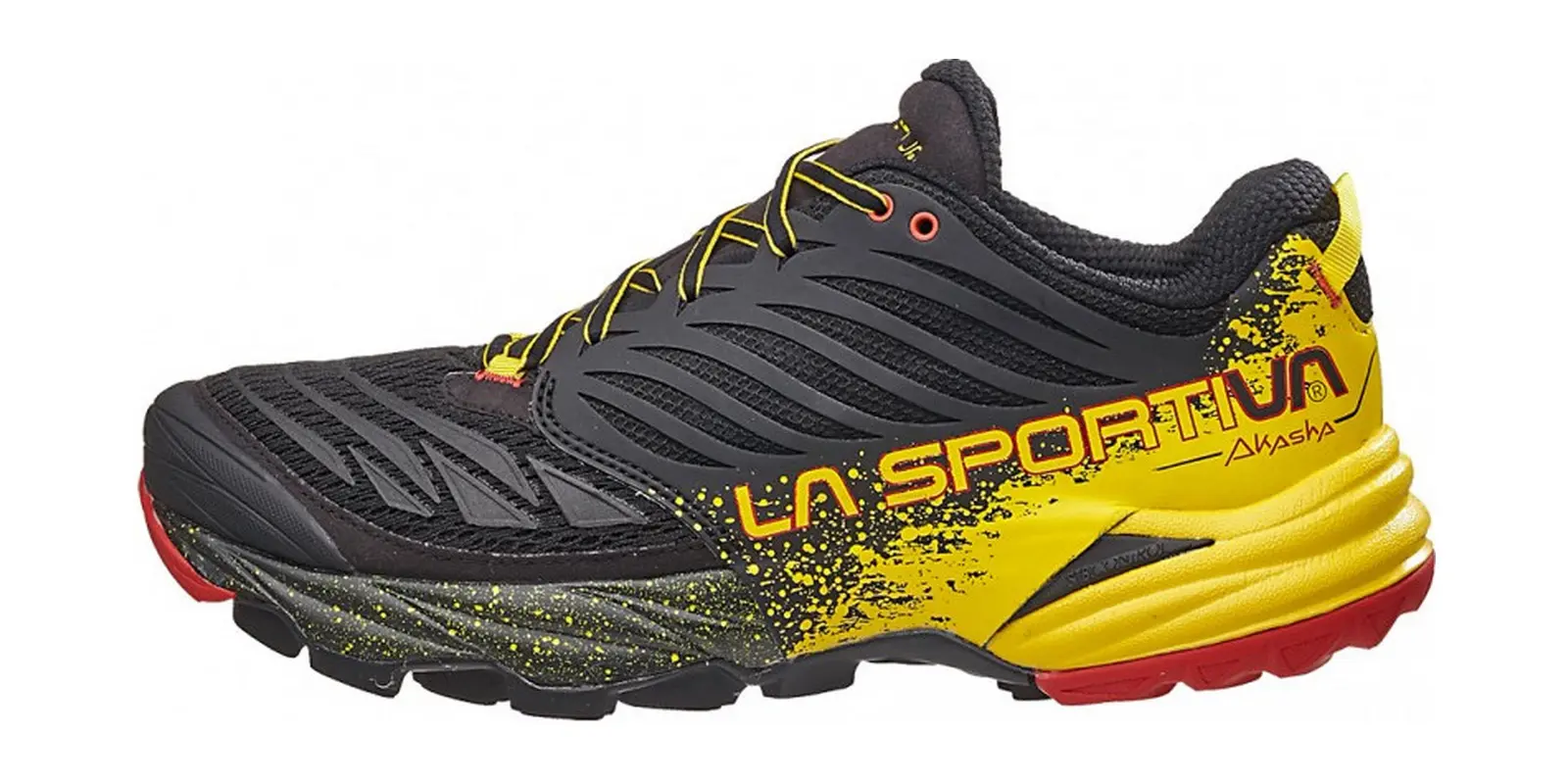 La Sportiva Akasha in Black / Yellow