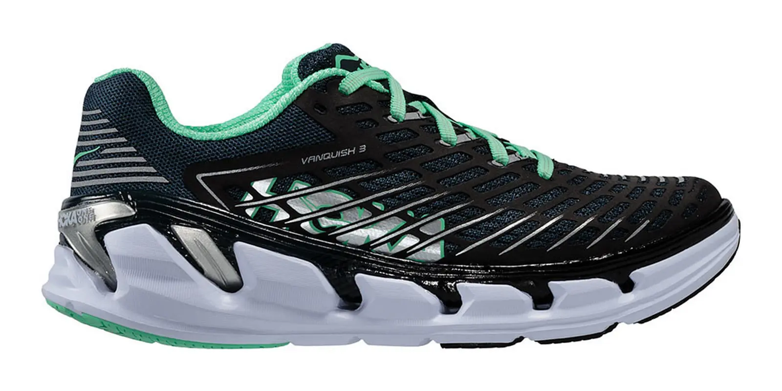 HOKA Vanquish 3 in Blue / Green