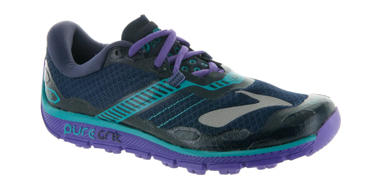 Brooks PureGrit 5 in Peacoatpassionflowerceramic