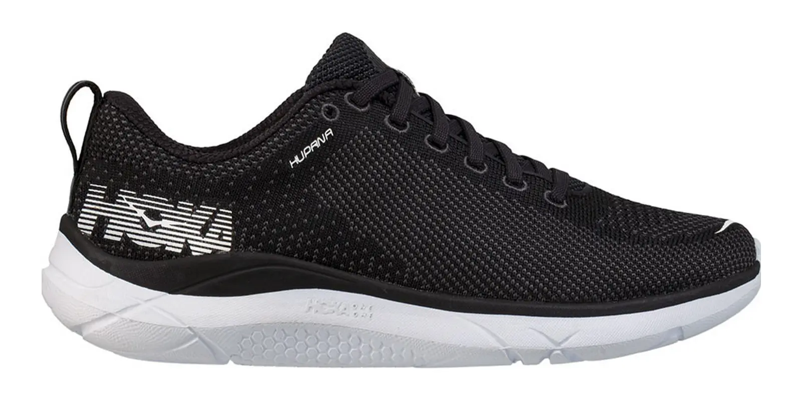 HOKA Hupana in Black / Grey