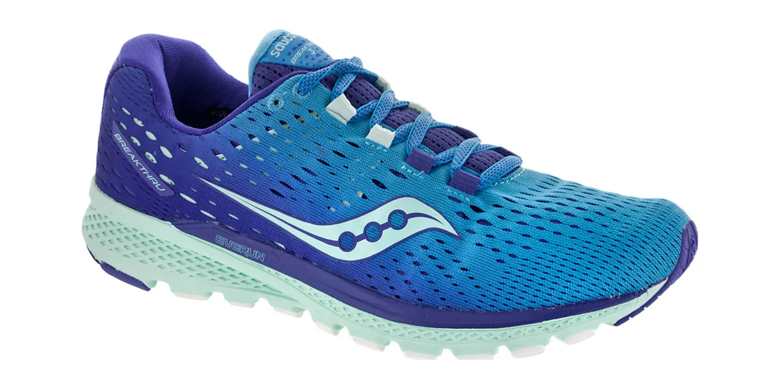 Saucony Breakthru 3 in Blue / Mint