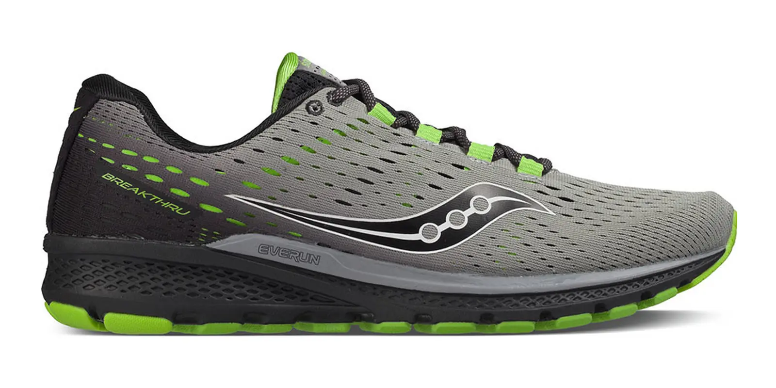 Saucony Breakthru 3 in Grey / Green
