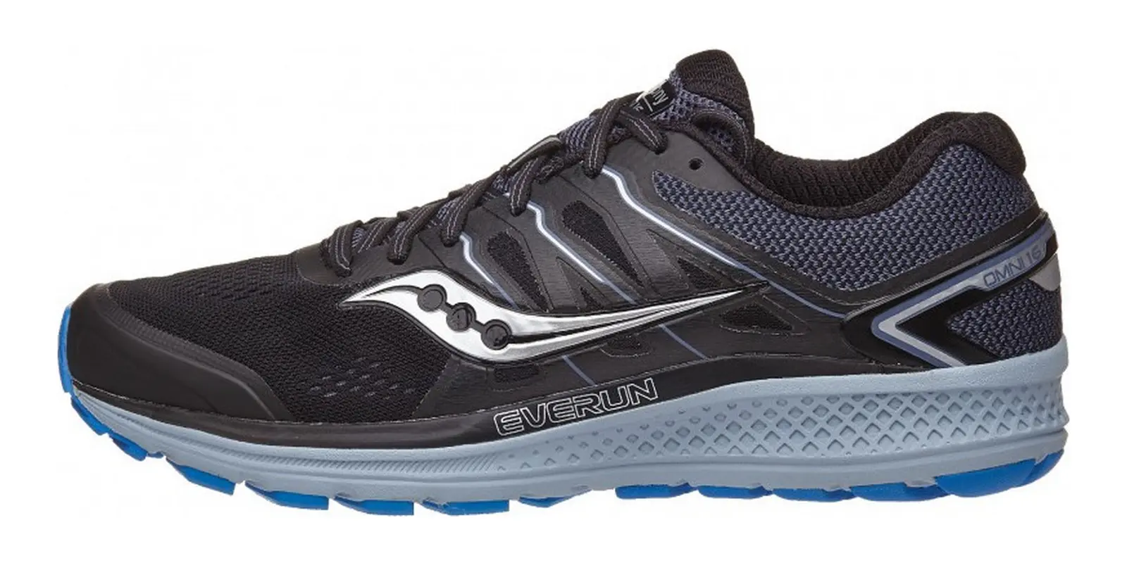 Saucony Omni 16 in Black / Grey / Blue