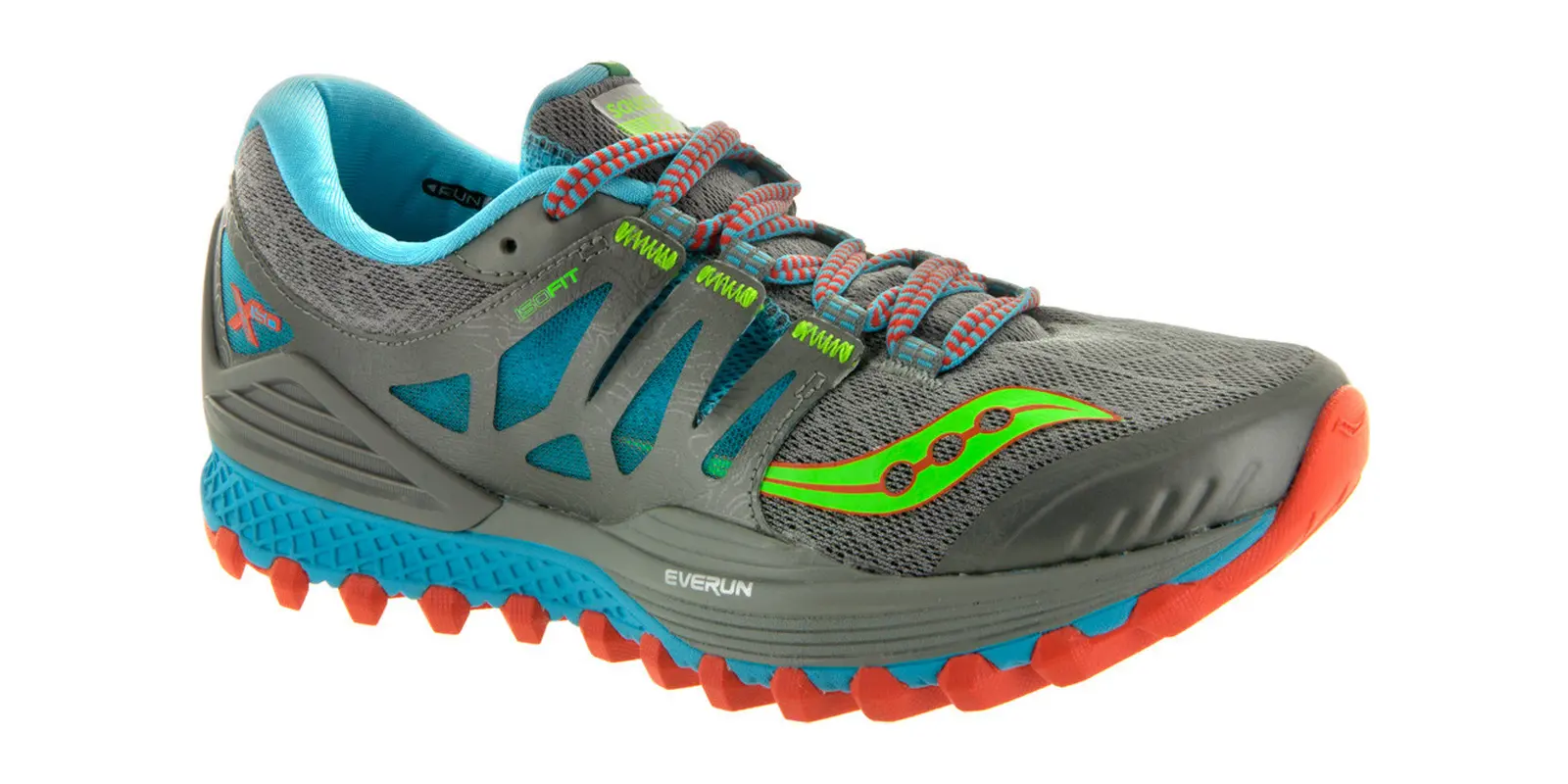 Saucony Xodus ISO in Greyblueslime