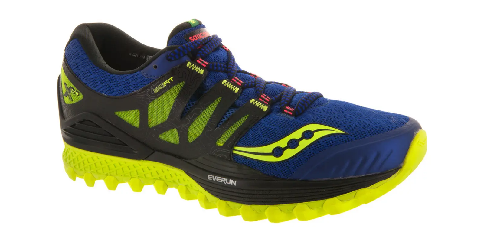 Saucony Xodus ISO in Blue / Black / Citron