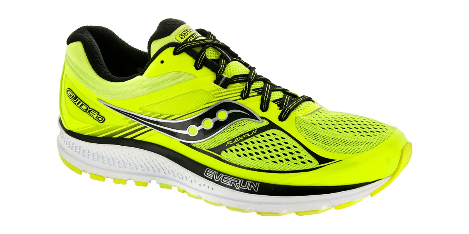 Saucony Guide 10 in Lime / Black / Citron