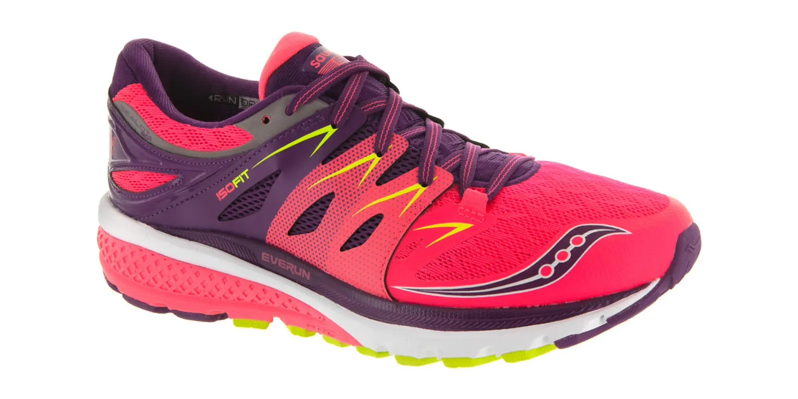 Saucony Zealot ISO 2 in Vizicoralpurplecitron