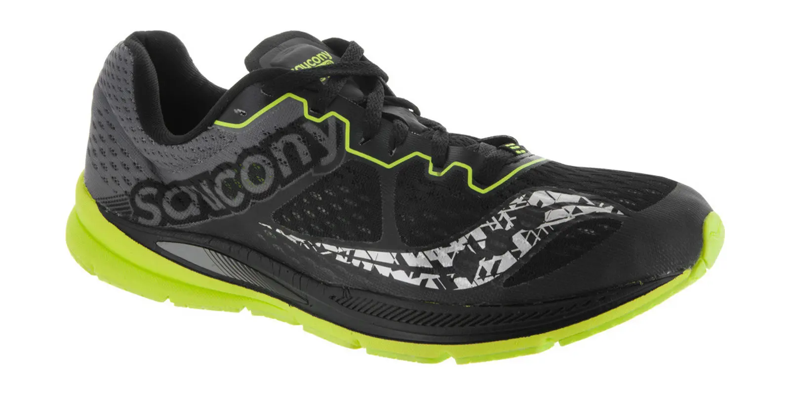 Saucony Fastwitch 8 in Black / Citron