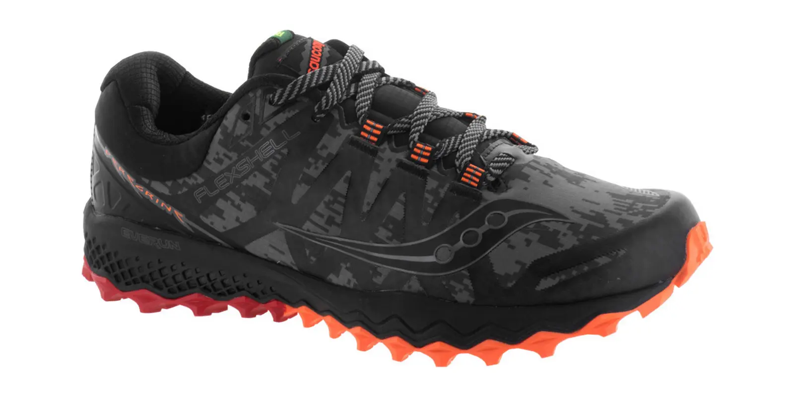Saucony Peregrine 7 in Black / Red