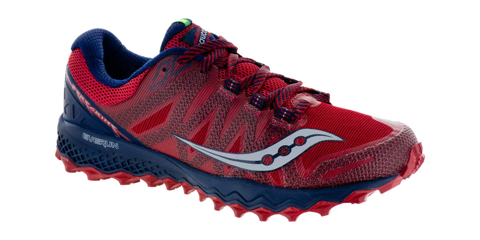 Saucony Peregrine 7 in Red / Navy