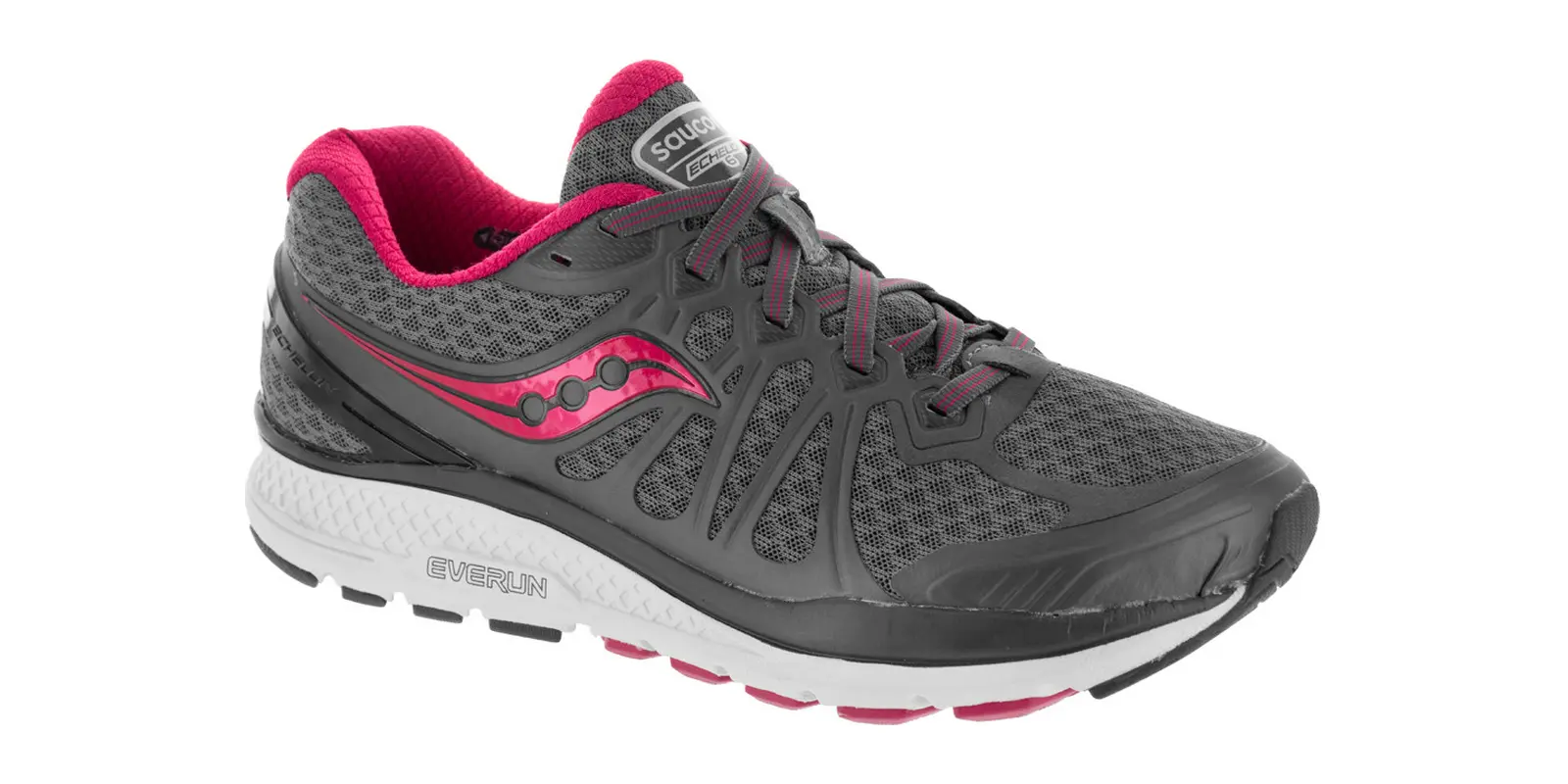 Saucony Echelon 6 in Grey / Pink