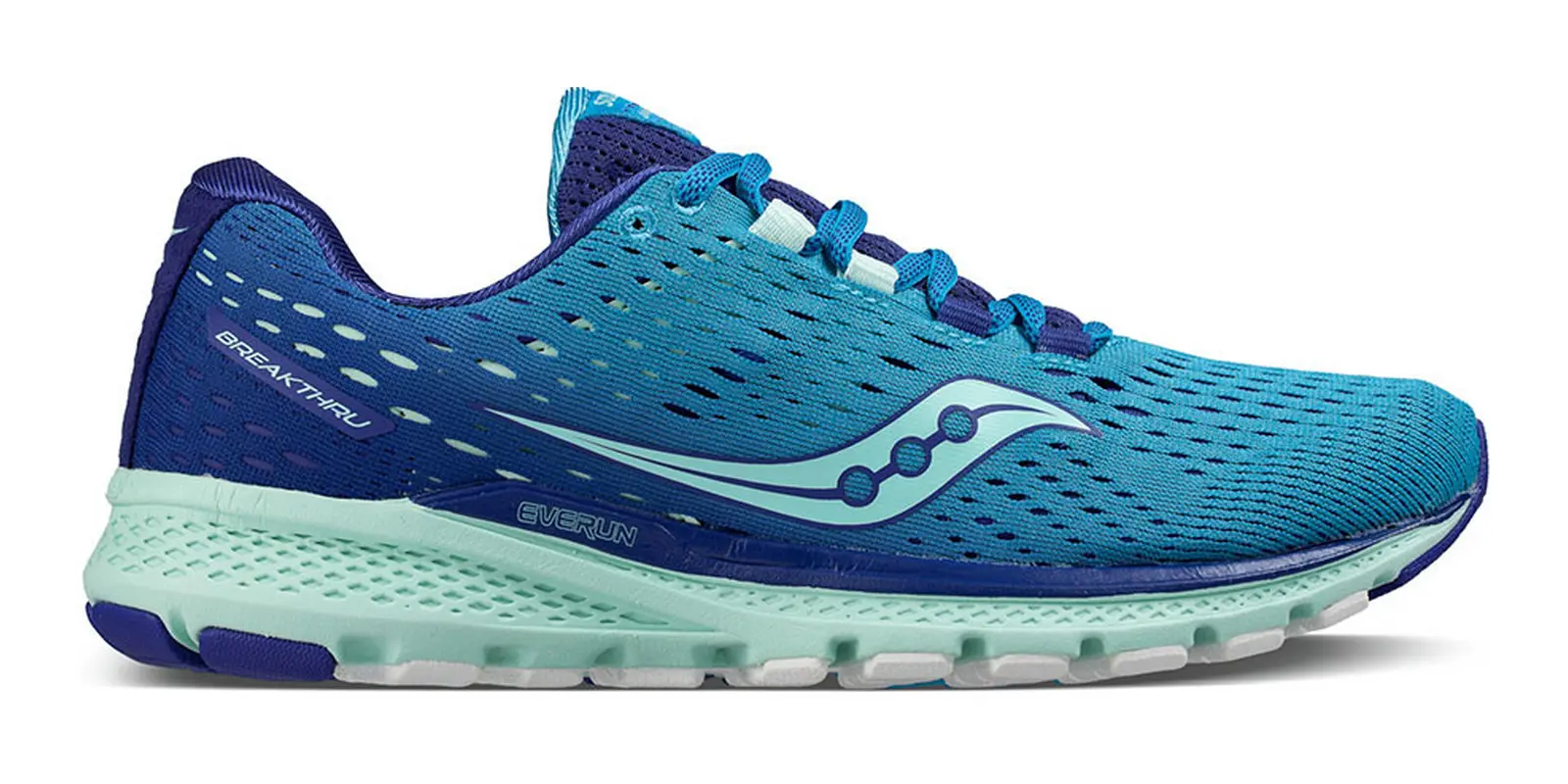 Saucony Breakthru 3 in Blue / Green