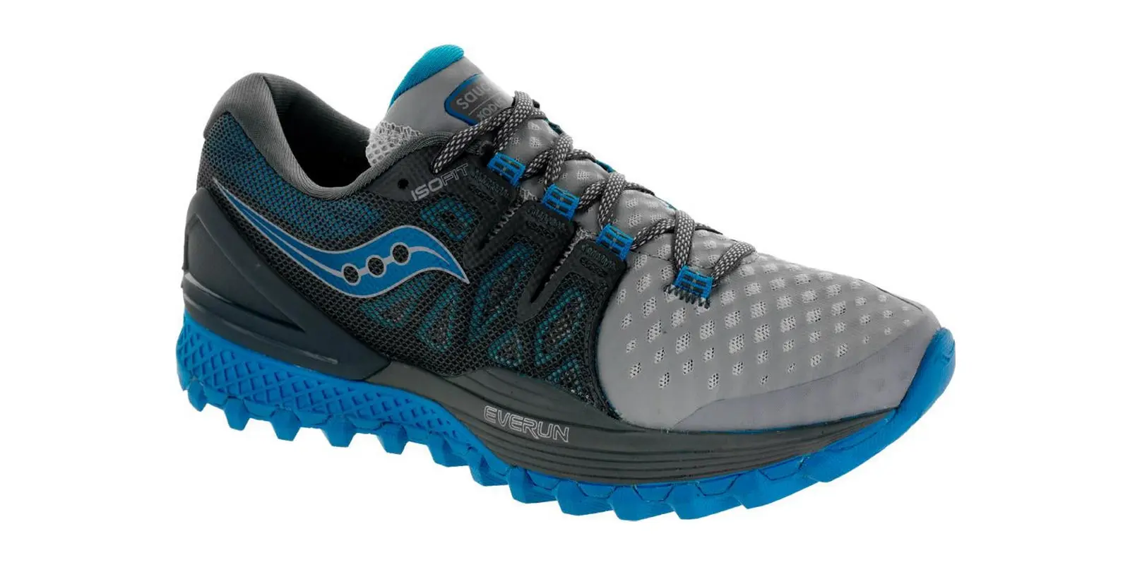 Saucony Xodus ISO 2 in Grey / Blue