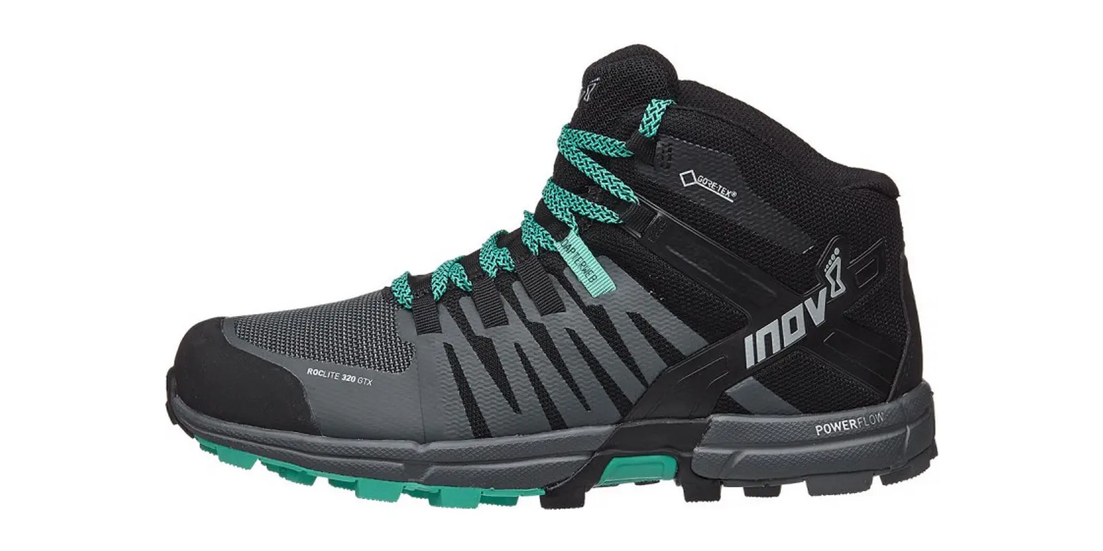 Inov-8 Roclite 320 in Black / Grey / Teal