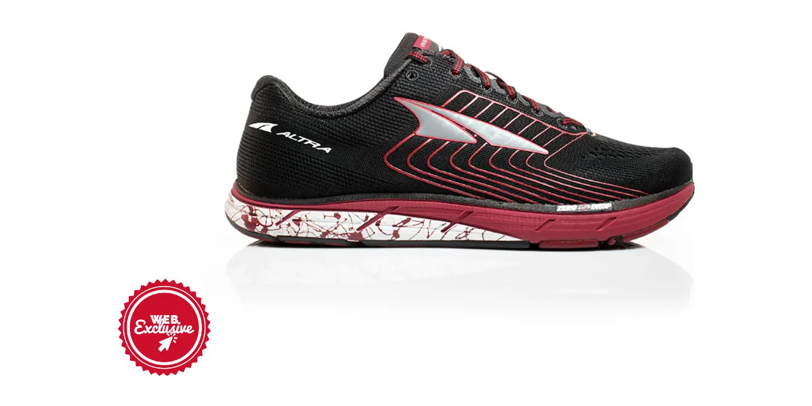 Altra Instinct 4.5 in Grey / Red