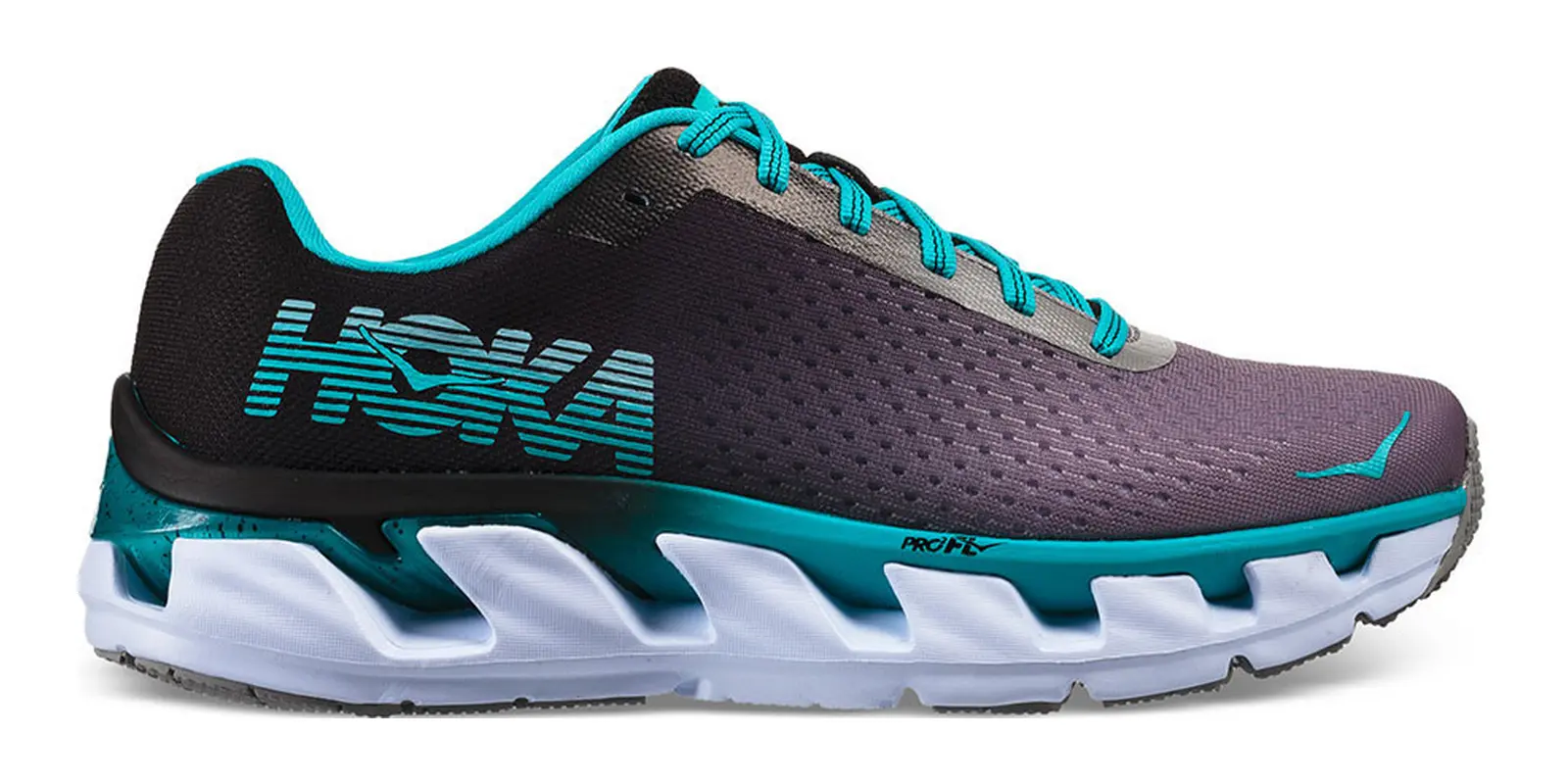 HOKA Elevon in Black / Blue