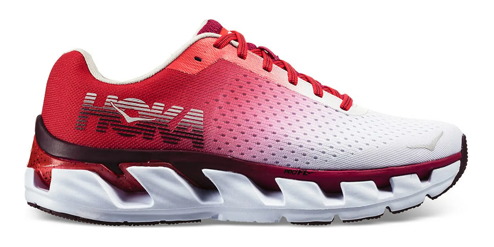 HOKA Elevon in White / Red
