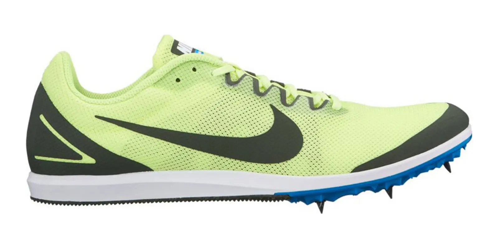 Nike Zoom Rival D 10 in Green / Blue