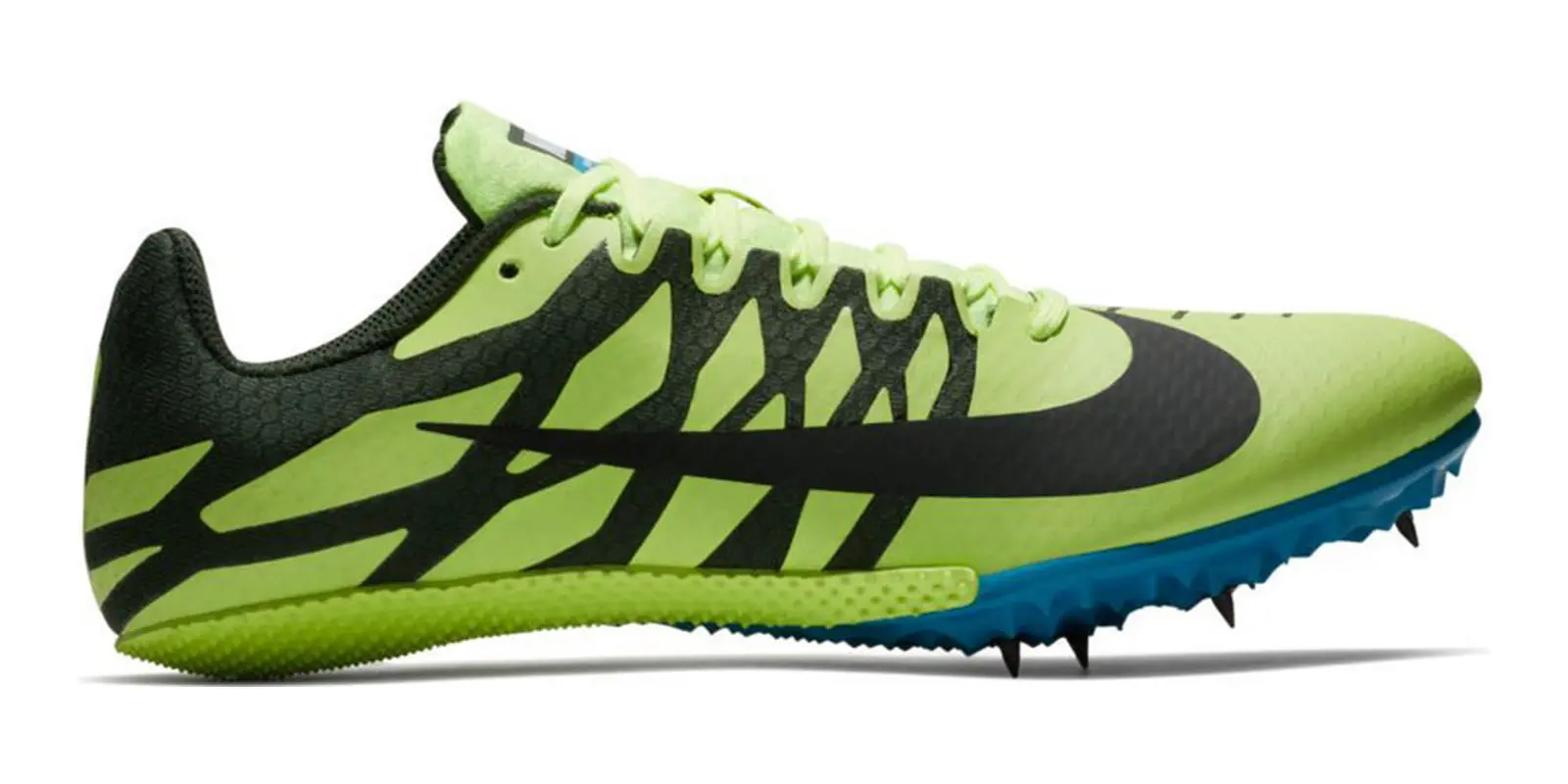 Nike Zoom Rival S 9 in Volt / Black