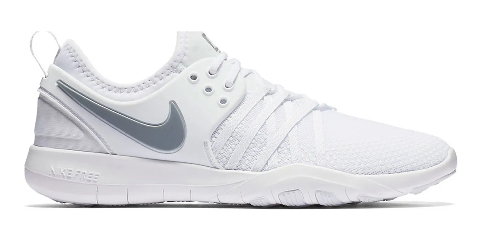 Nike Free TR 7 in White / Silver