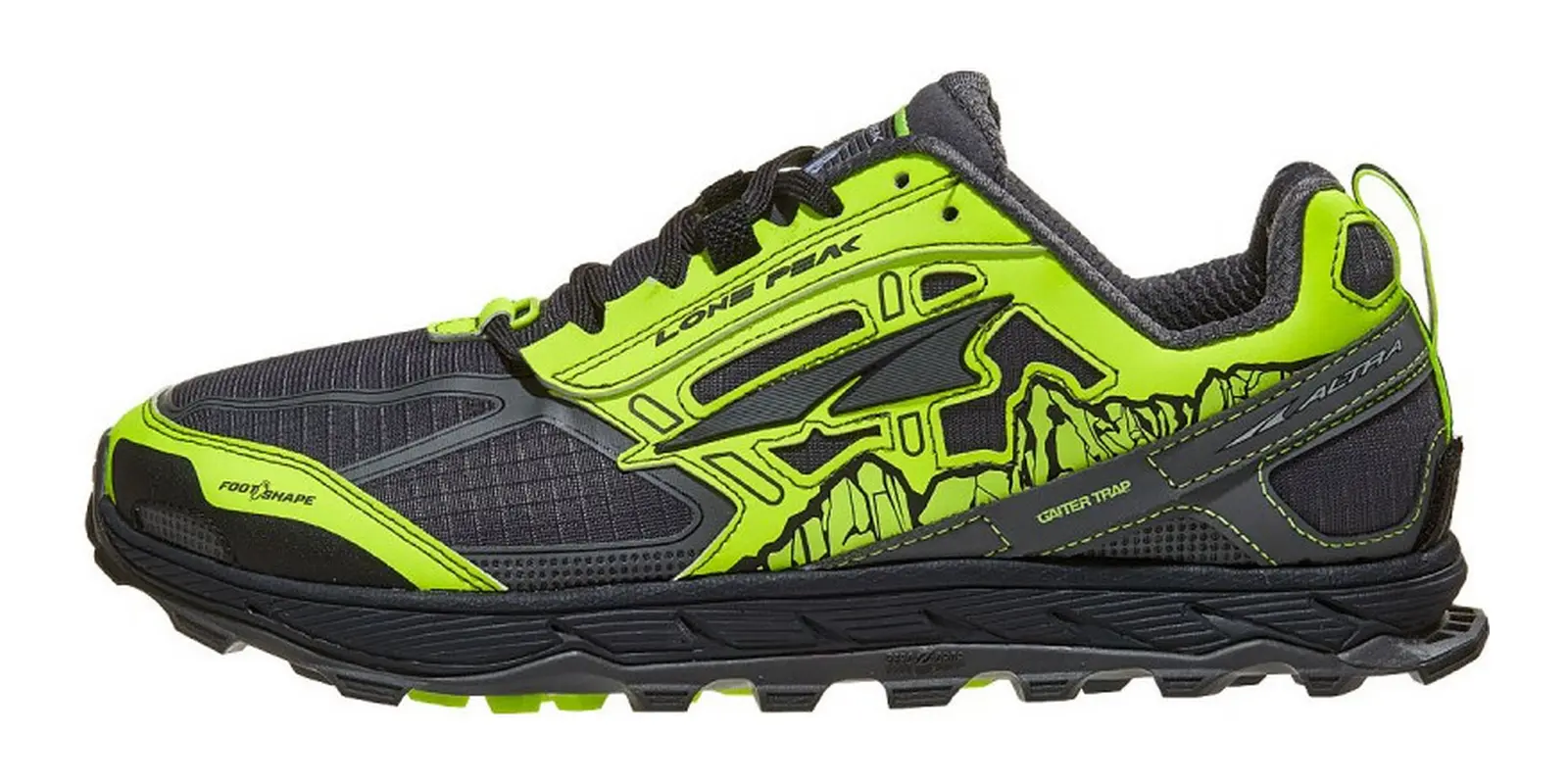 Altra Lone Peak 4.0 in Grey / Yellow