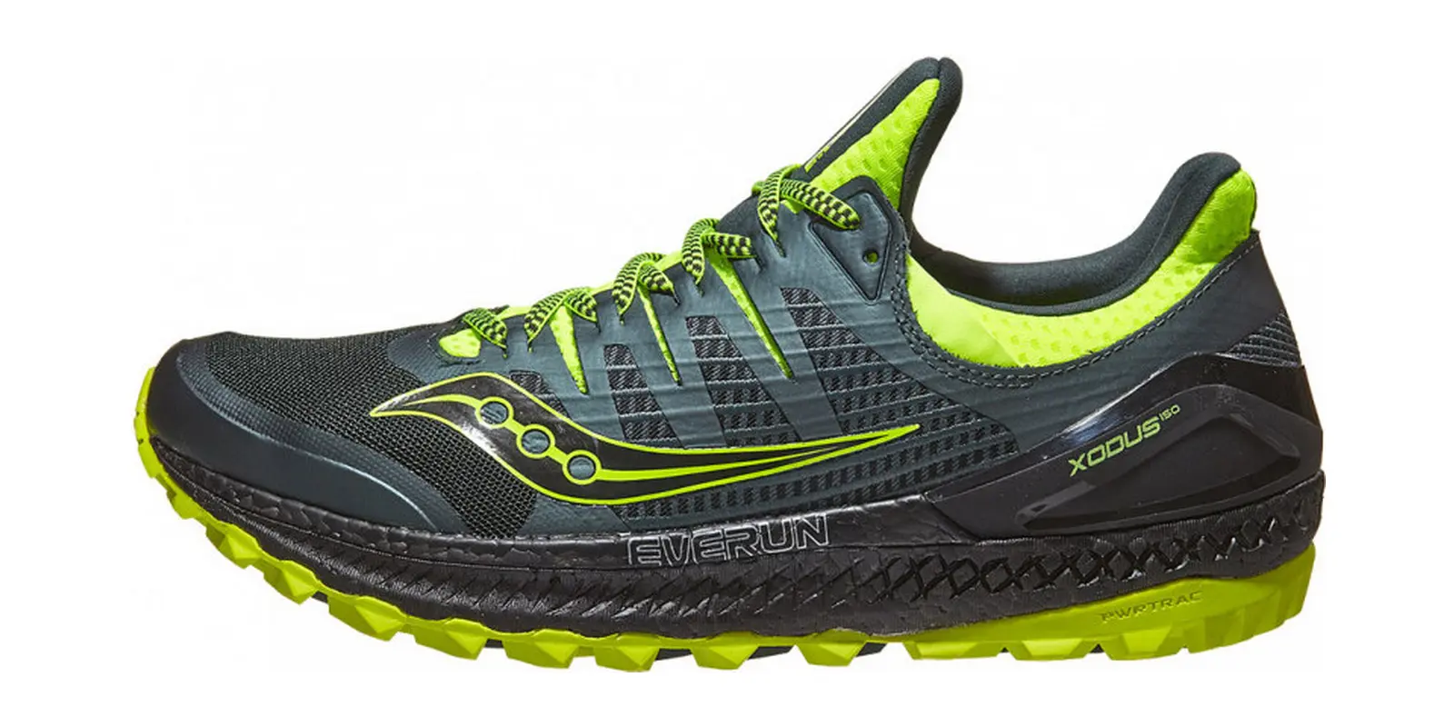 Saucony Xodus ISO 3 in Green / Citron