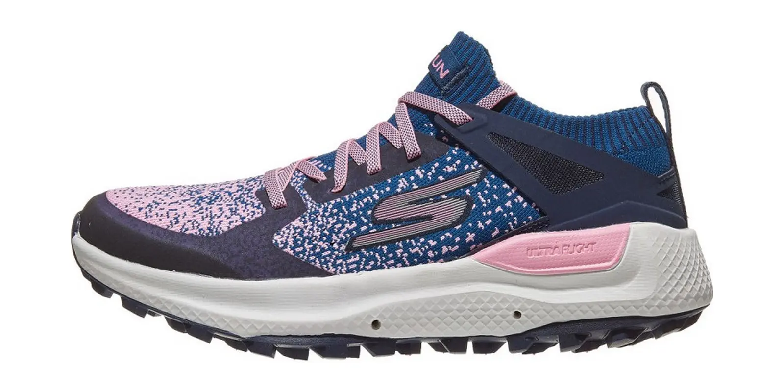 Skechers GOrun Maxtrail 5 Ultra in Navy / Pink