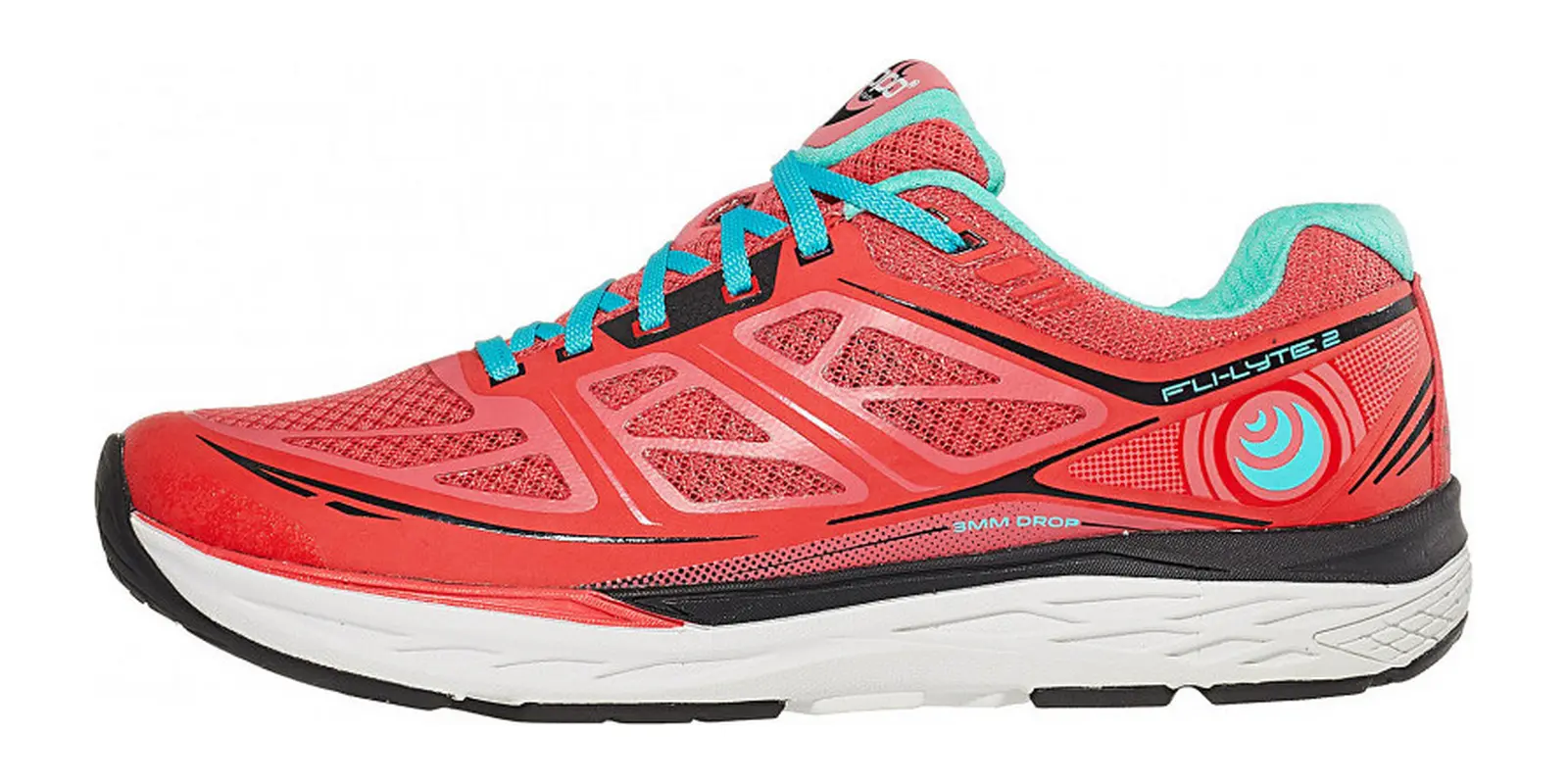 Topo Athletic Fli-Lyte 2 in Coral / Aqua