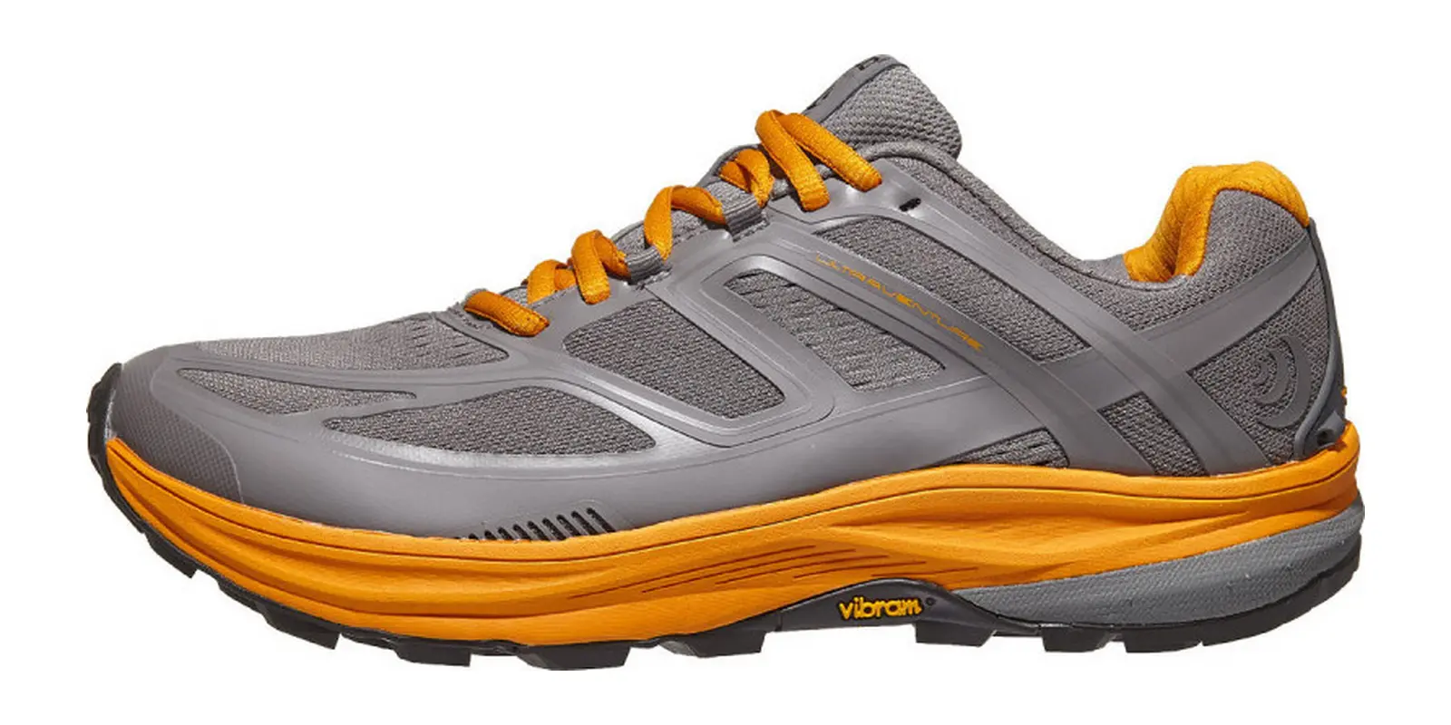 Topo Athletic Ultraventure in Grey / Gold